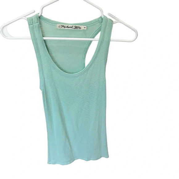 Michael Stars Women’s Classic Racerback Tank in Light Blue OS - Picture 1 of 5
